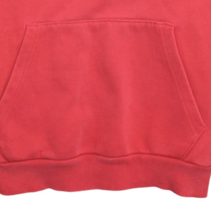 Puma Men's Red Pullover Hoodie Small Fleece Logo Sweatshirt