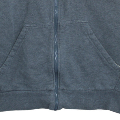 Adidas Men's Grey Full Zip Hoodie Size M Fleece Sportswear