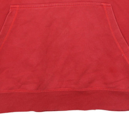 Adidas Mens Red XL Pullover Hoodie Fleece Regular Fit