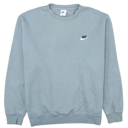Nike Men's Grey XL Crew Neck Fleece Pullover Sweatshirt