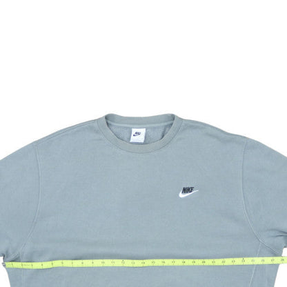 Nike Men's Grey XL Crew Neck Fleece Pullover Sweatshirt
