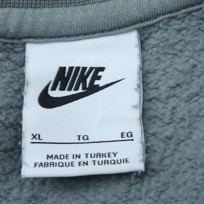 Nike Men's Grey XL Crew Neck Fleece Pullover Sweatshirt