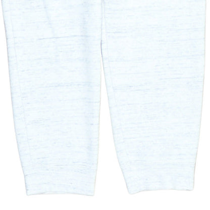 Nike Men White Small Jogger Sweatpants Cotton Blend