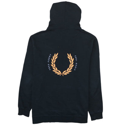 Fred Perry Men's Black XL Pullover Hoodie with Logo