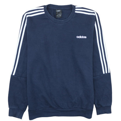 Adidas Men's Blue XL Pullover Sweatshirt Crew Neck Fleece