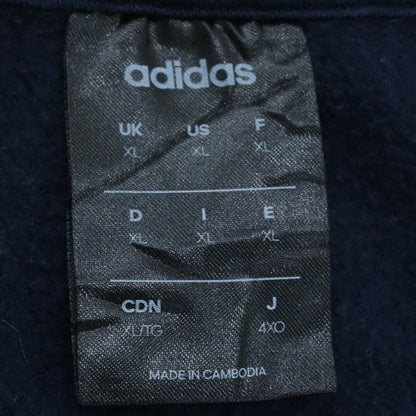 Adidas Men's Blue XL Pullover Sweatshirt Crew Neck Fleece