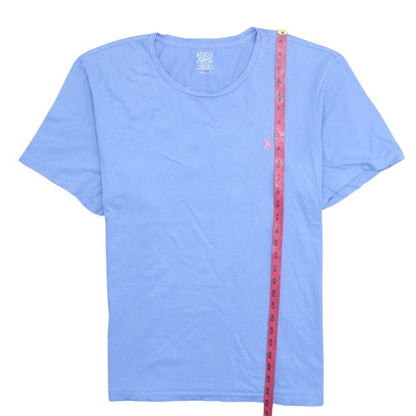 Ralph Lauren Men's Blue Crew Neck Cotton Short Sleeve T-Shirt XL