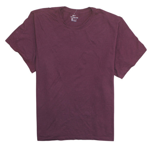 Nike Men's Burgundy 3XL Crew Neck Short Sleeve Classic T-Shirt