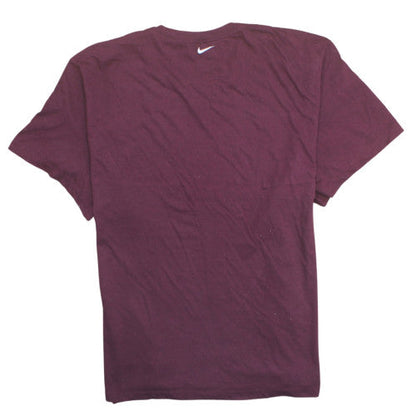 Nike Men's Burgundy 3XL Crew Neck Short Sleeve Classic T-Shirt