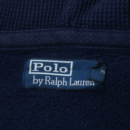 Ralph Lauren Teens Navy Blue Full Zip Hoodie Size 7 Cotton Blend