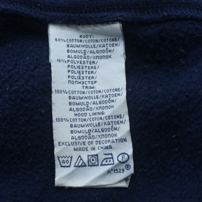 Ralph Lauren Teens Navy Blue Full Zip Hoodie Size 7 Cotton Blend