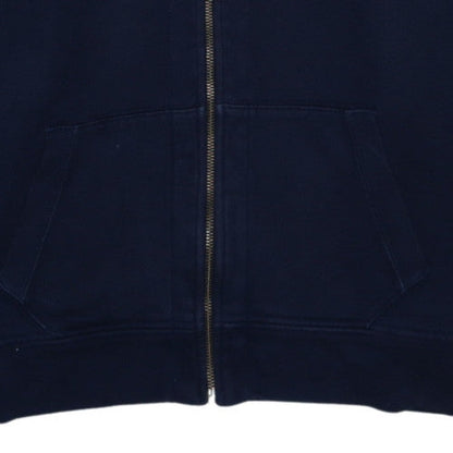Ralph Lauren Teens Navy Blue Full Zip Hoodie Size 7 Cotton Blend