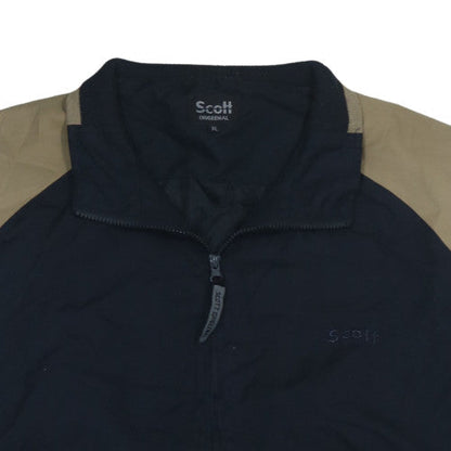 Scott Original Men's Navy Beige XL Full Zip Lightweight Jacket