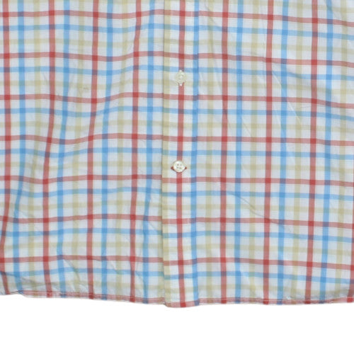 Tommy Hilfiger Men's Multicoloured Checked Long Sleeve Cotton Shirt XL