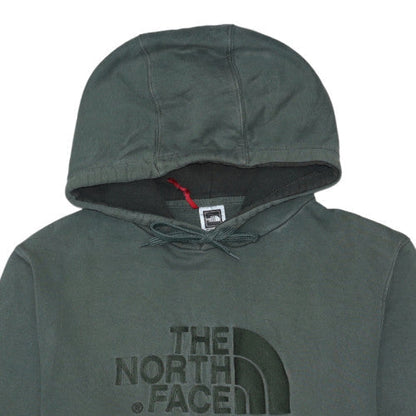 The North Face Men's Green Pullover Hoodie M Regular Fit