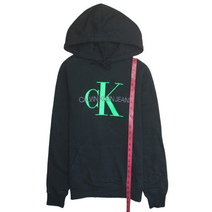 Calvin Klein Jeans Men's Black Pullover Hoodie S Regular Fit