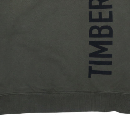 Timberland Men Green XL Pullover Crew Neck Sweatshirt
