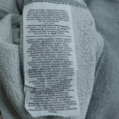 Nike Womens Grey Full Zip Hoodie Sweatshirt Size M