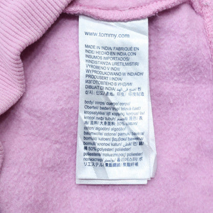 Tommy Jeans Womens Pink Crew Neck Pullover Sweatshirt Size M