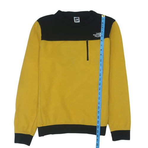 The North Face Men's Yellow Black Pullover Sweatshirt M Outdoor Fleece
