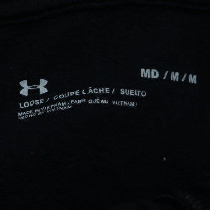 Under Armour Men's Black Full Zip Hoodie Size M Loose Fit