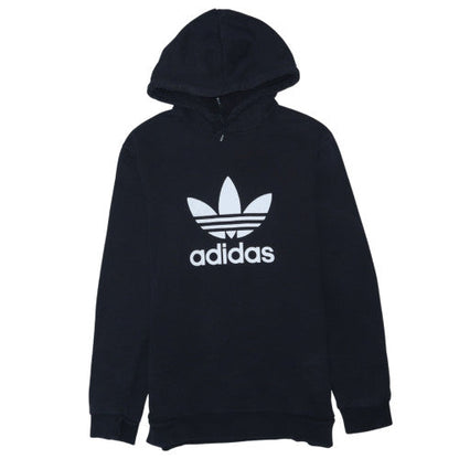 adidas Men's Black Pullover Hoodie M Logo Fleece Sweatshirt