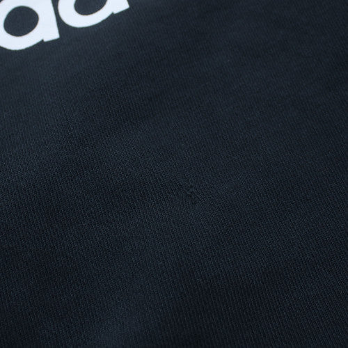 adidas Men's Black Pullover Hoodie M Logo Fleece Sweatshirt