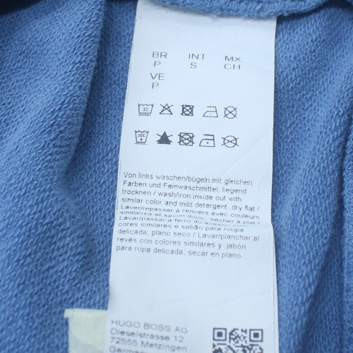 Hugo Boss Men's Blue Crew Neck Pullover Sweatshirt M