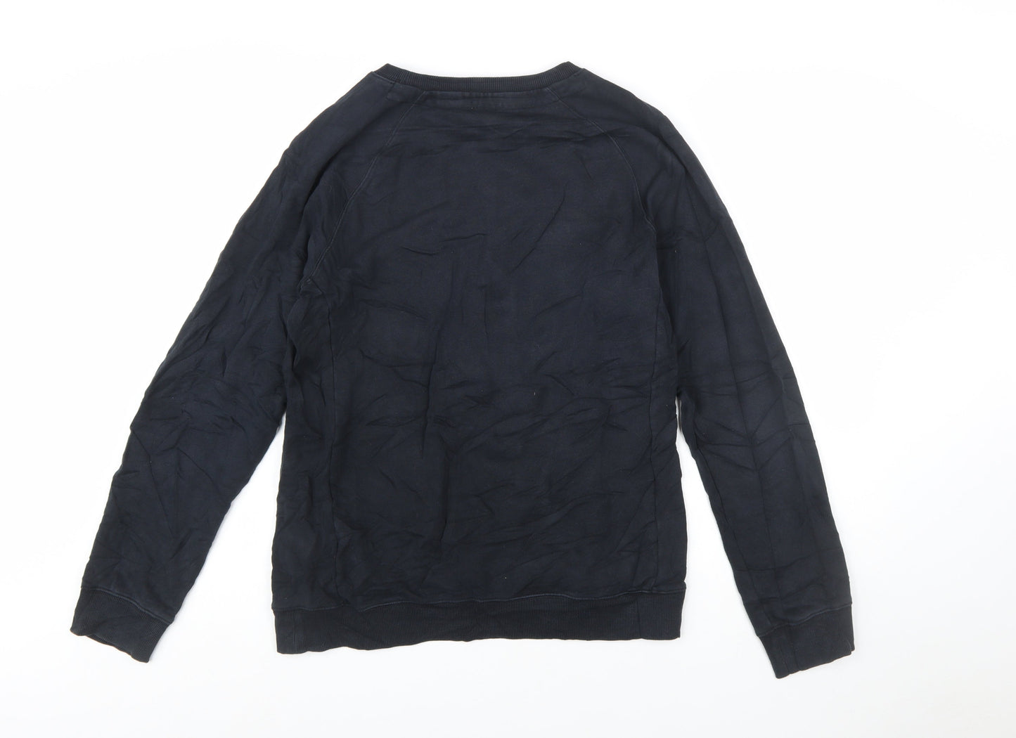 Hugo Boss Men's Black Slim Fit Crew Neck Sweatshirt L