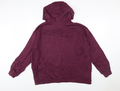 Disney Women’s Burgundy Minnie Mouse Hoodie XL Pullover Sweatshirt