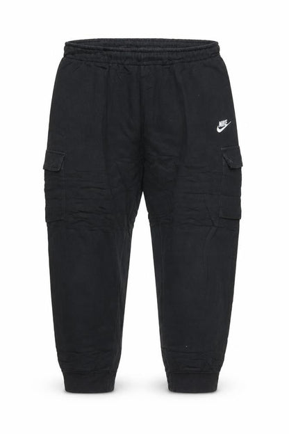Nike Women Black XL Cargo Jogger Trousers Cotton Blend