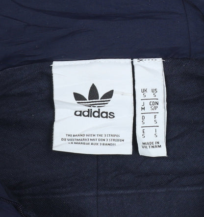 adidas Men’s Blue Grey Pullover Hoodie Size S Regular Fit