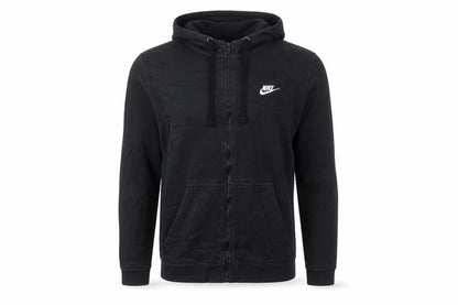 Nike Men's Black Full Zip Hoodie Sweatshirt Size M