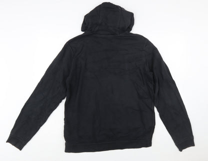 Nike Men's Black Full Zip Hoodie Sweatshirt Size M