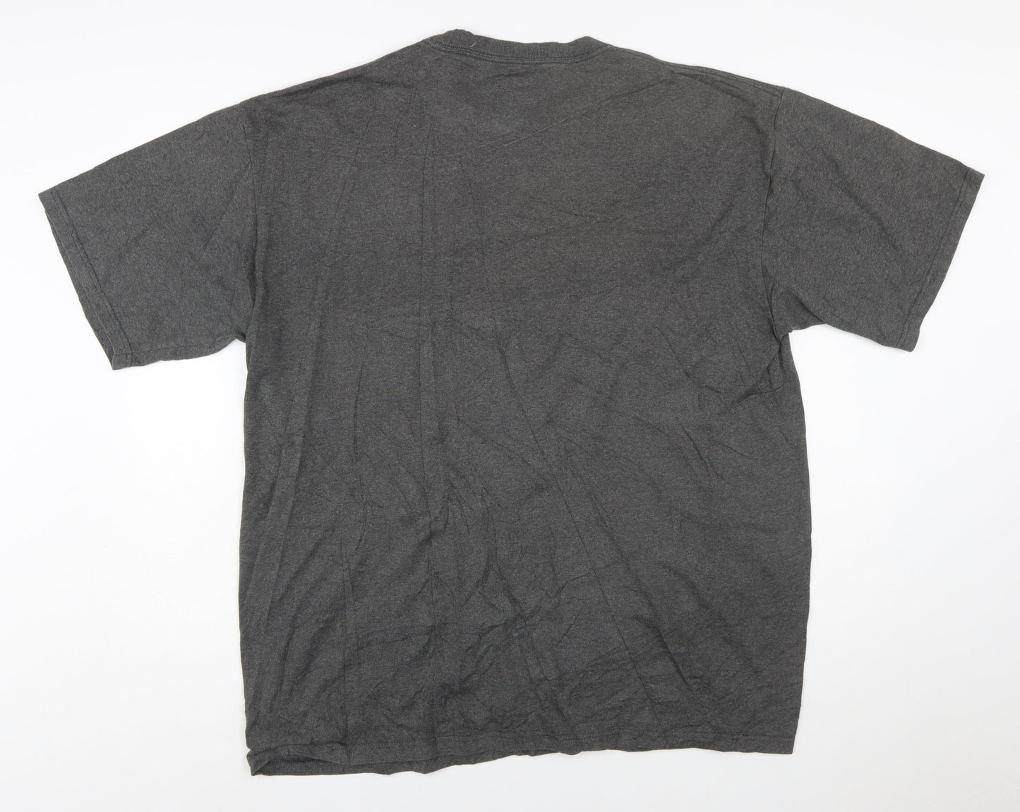 NFL Team Apparel Men's Grey XL Pittsburgh Steelers Graphic T-Shirt