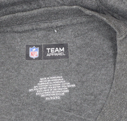 NFL Team Apparel Men's Grey XL Pittsburgh Steelers Graphic T-Shirt