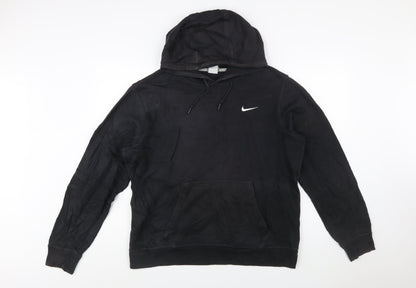 Nike Men's Black Large Pullover Hoodie Cotton Blend