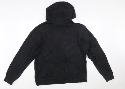 Nike Men's Black Large Pullover Hoodie Cotton Blend