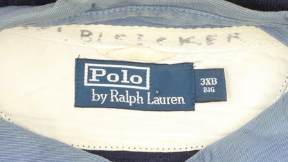 Polo Ralph Lauren Men's 3XL Big Striped Rugby Polo Long Sleeve Shirt