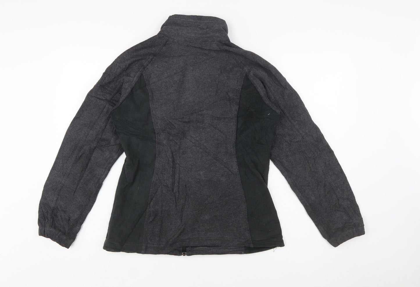 Columbia Womens Grey Fleece Full Zip Jacket Size S