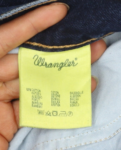 Wrangler Mens Blue Straight Leg Jeans Size 36x32 Texas Denim