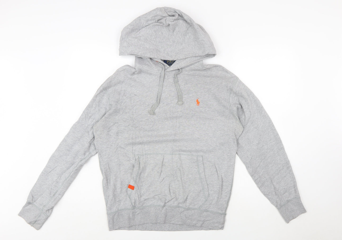 Polo Ralph Lauren Men's Grey Pullover Hoodie Medium