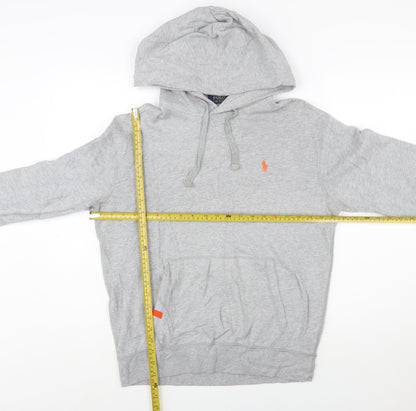 Polo Ralph Lauren Men's Grey Pullover Hoodie Medium