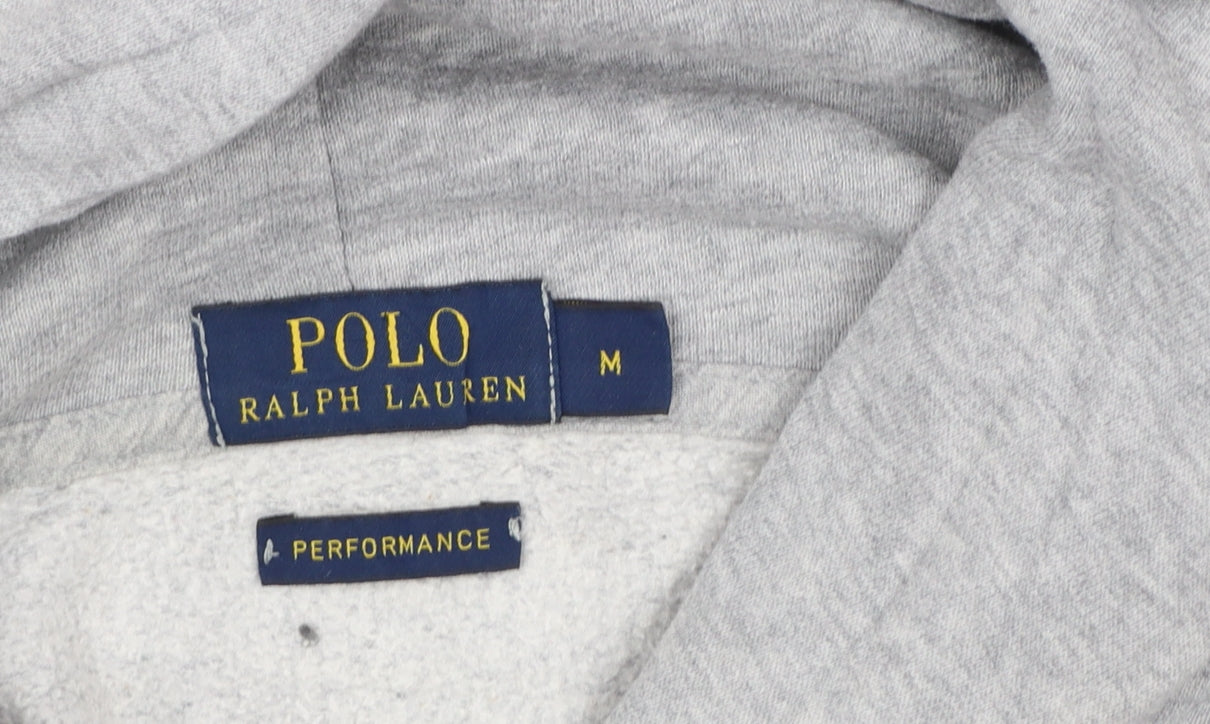 Polo Ralph Lauren Men's Grey Pullover Hoodie Medium