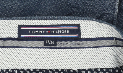 Tommy Hilfiger Men's Blue Chino Trousers 38x34 Regular Fit