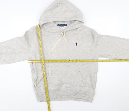 Polo Ralph Lauren Men's Grey Pullover Hoodie Size M