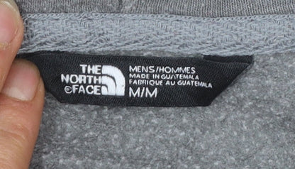 The North Face Men's Grey Pullover Hoodie M Graphic Logo Outdoor