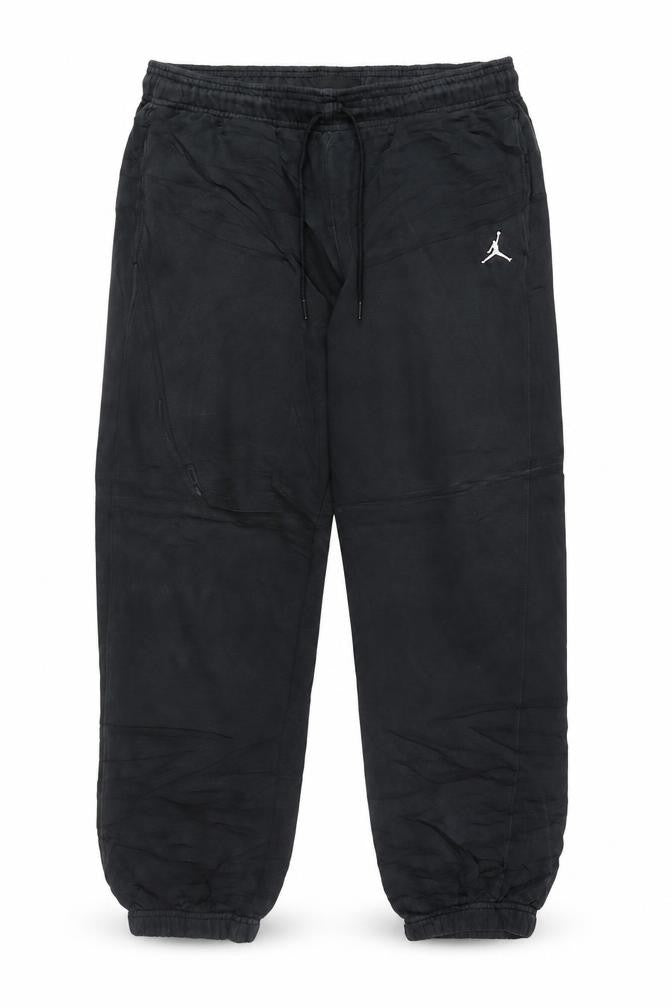 Jordan Mens Black Jogger Trousers M Fleece Elastic Waist Casual