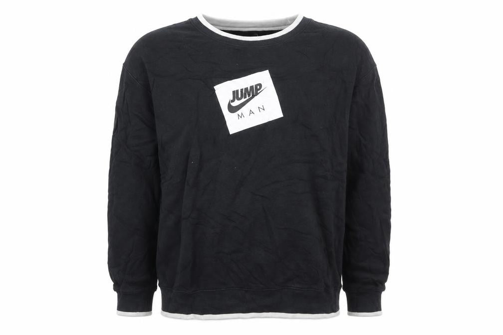 Jordan Men's Black Jumpman Logo Pullover Sweatshirt Size L