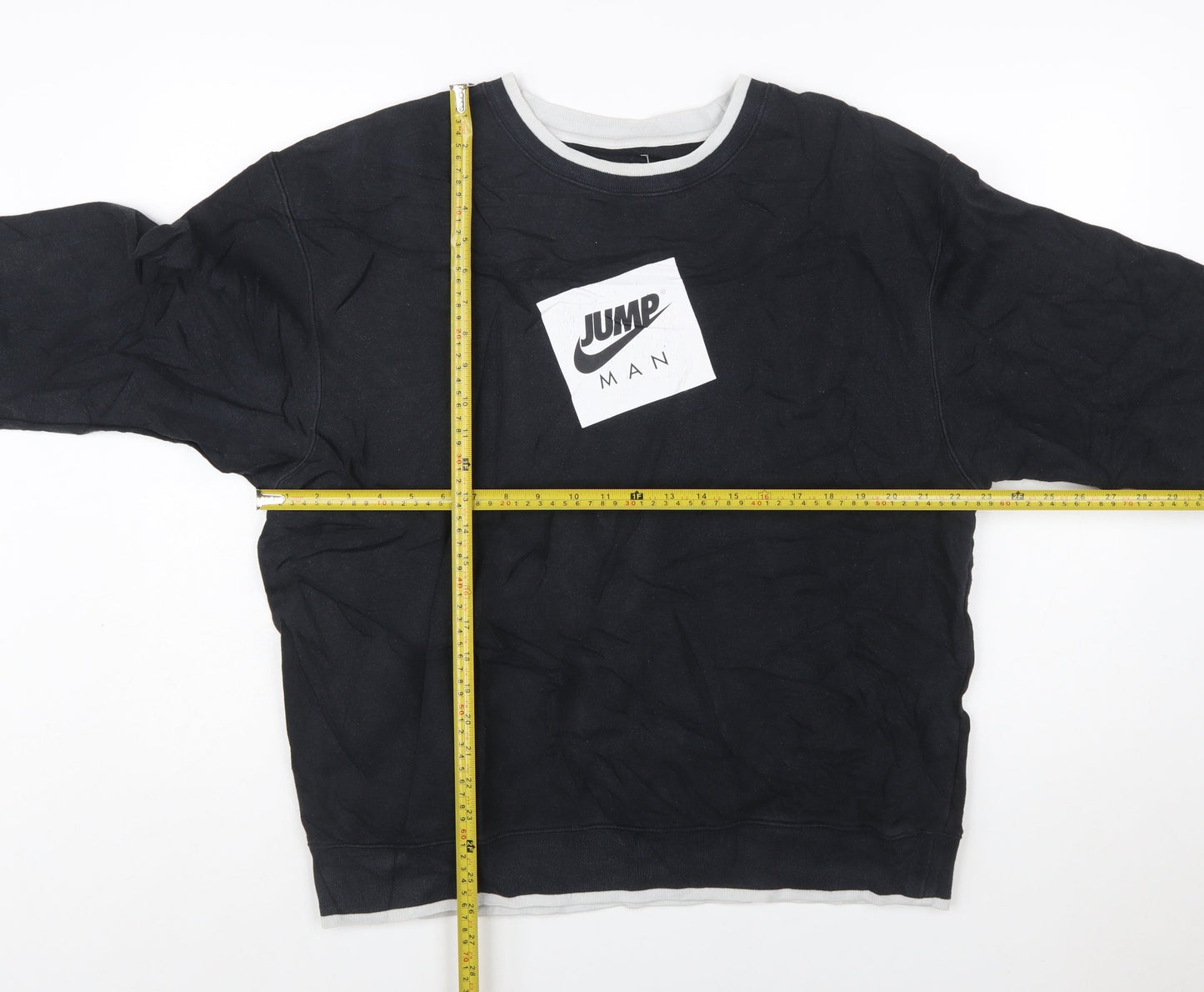 Jordan Men's Black Jumpman Logo Pullover Sweatshirt Size L